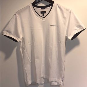 Armani Jeans V-Neck TShirt (white)